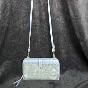The Sak - Iris Leather Convertible Smartphone Crossbody Bag, Maritime Blue